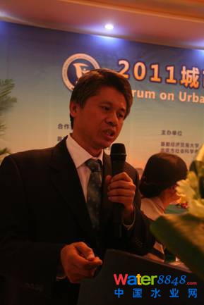 北京大學(xué)環(huán)境學(xué)院劉陽生教授。劉增榮 攝影